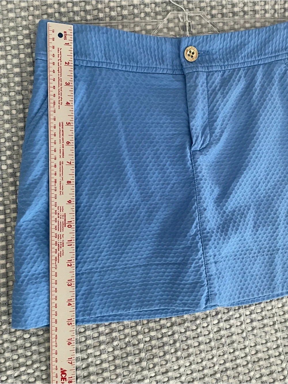Lilly Pulitzer Nicki Skort Skirt Size 6 Jumbo Pique Bennet Blue